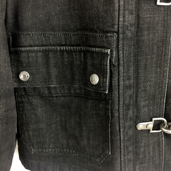 Ralph Lauren Black Denim Jean Jacket - Picture 3 of 8